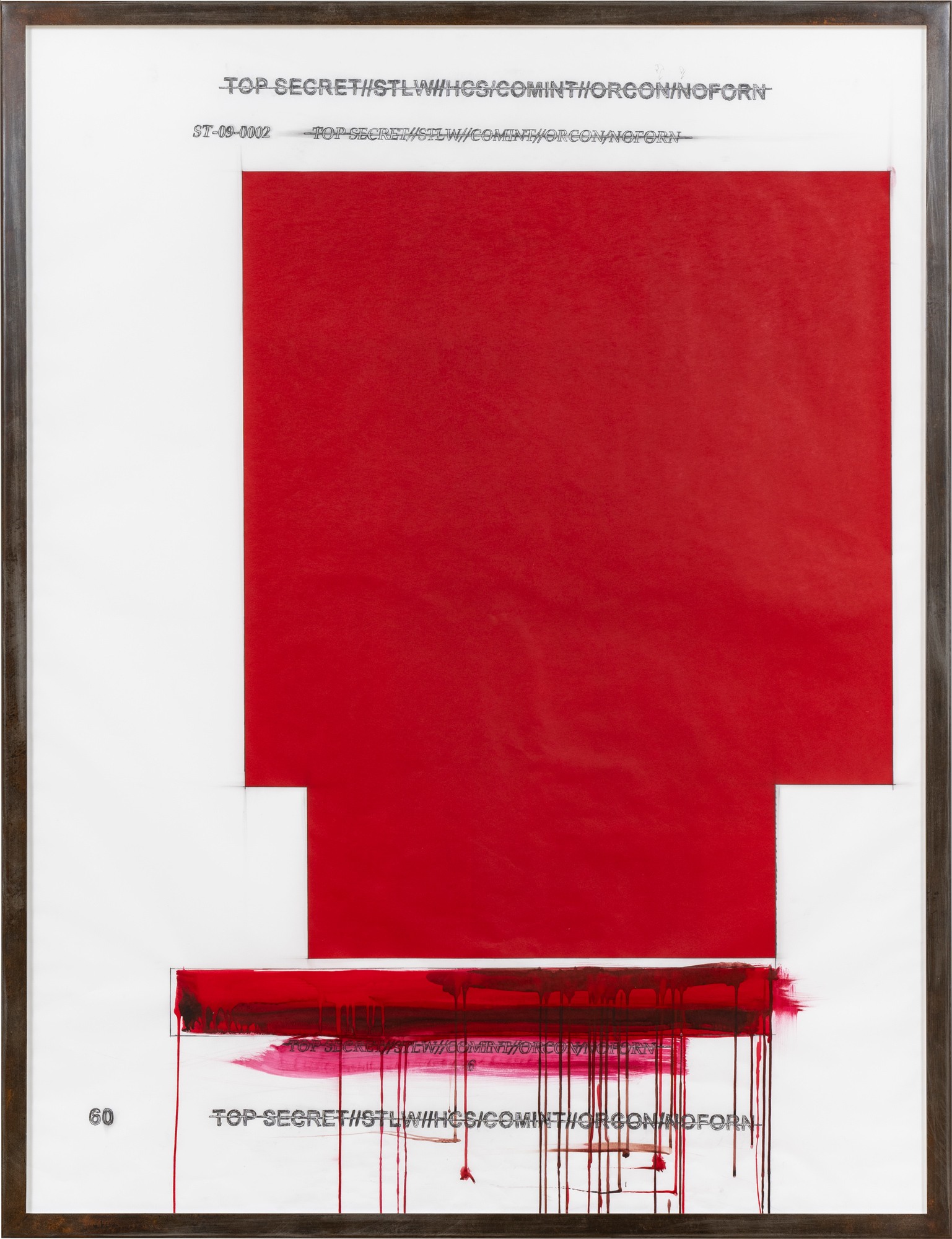 <p>&nbsp;<strong>JENNY HOLZER&nbsp;</strong><em>TOP SECRET//STLW//HCS/COMINT//ORCON/NOFORN, </em>2017</p>

<p>&nbsp;</p>
