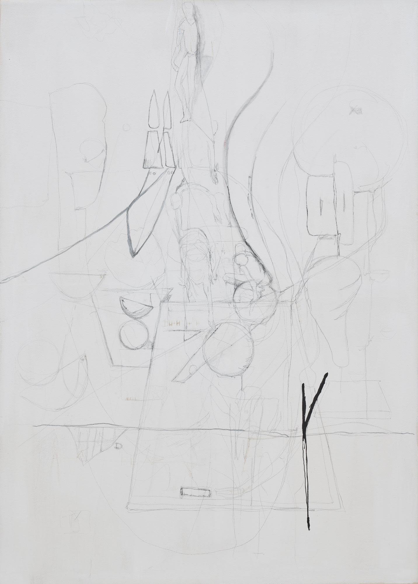 <p><strong>ANNE IMHOF</strong> <em>Drawing for Rage</em>, 2014</p>