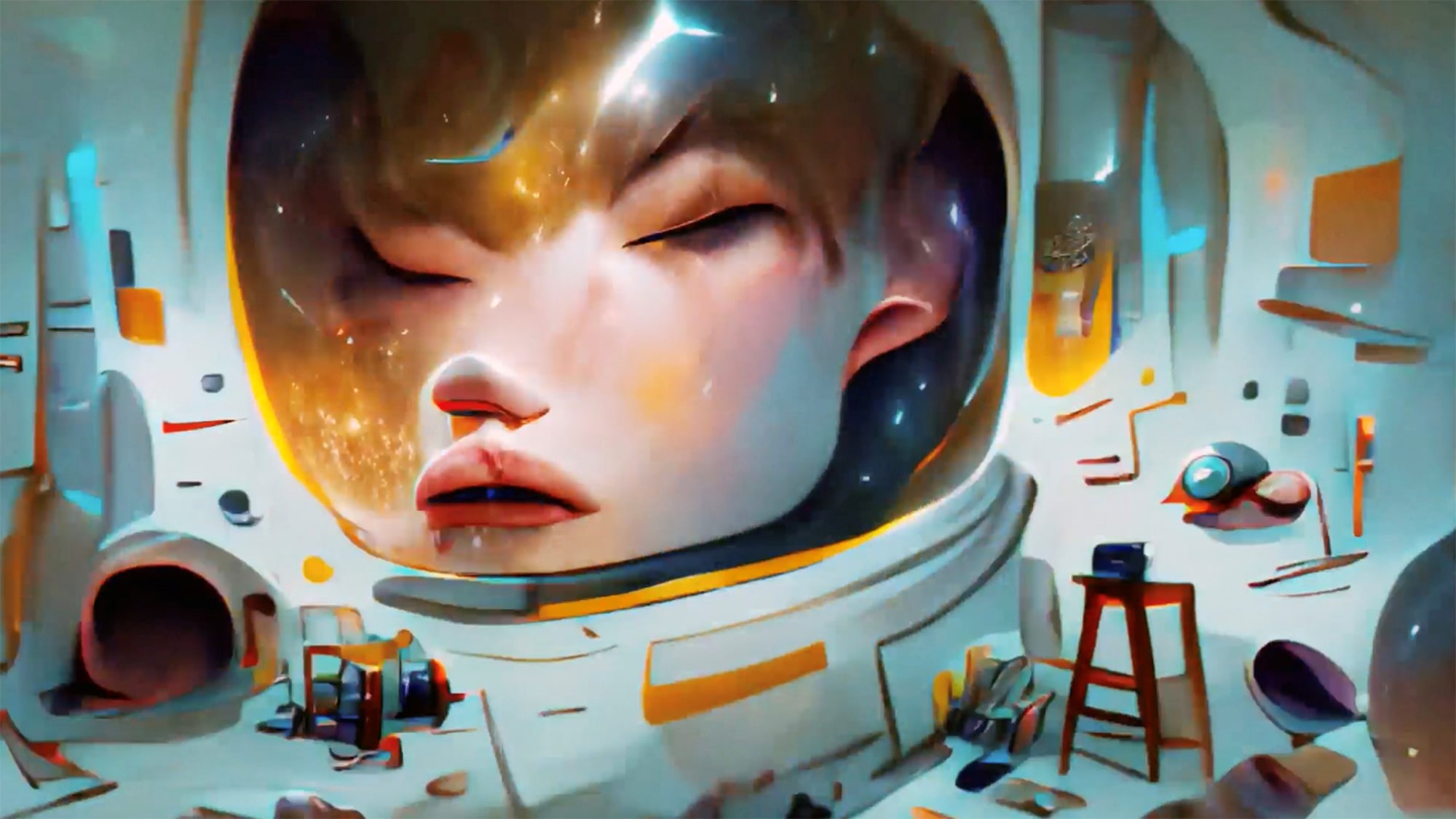 <p><strong>ANNE SPALTER&nbsp;</strong><em>Unconstructed Dream Space #2: Inner and Outer Space</em></p>
