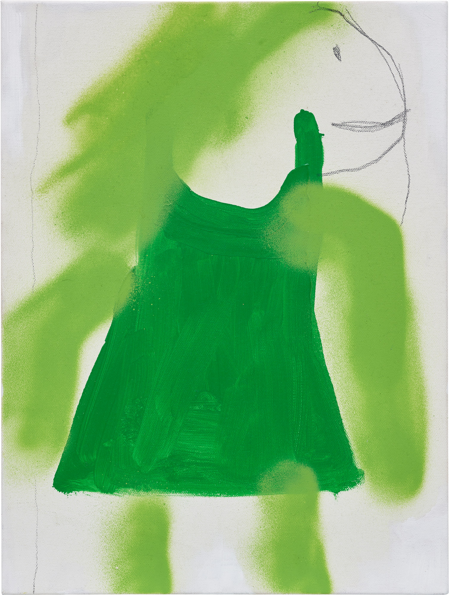 <p><strong>ROBERT NAVA</strong> <em>Green Dress</em>, 2015</p>
