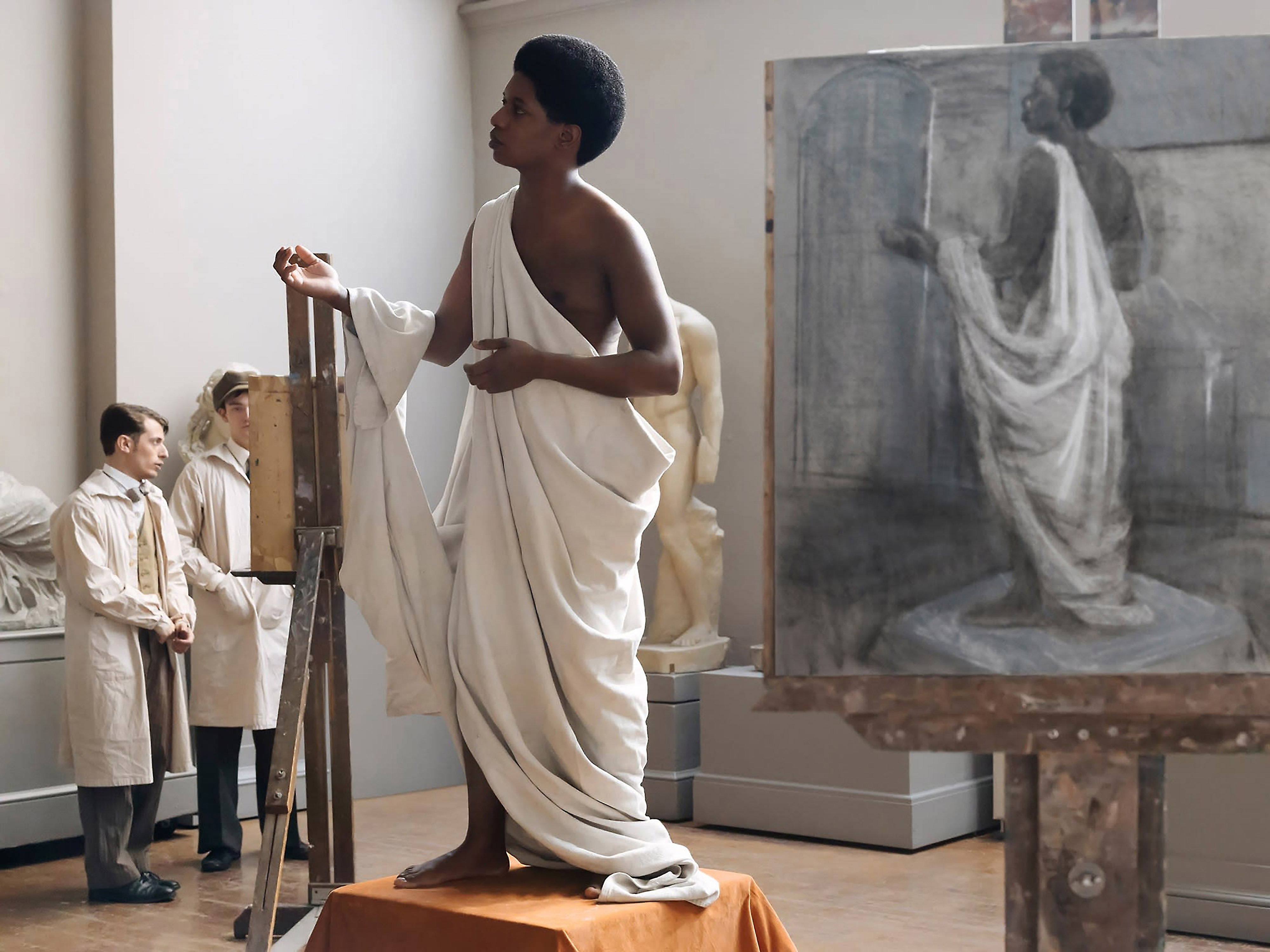 <p><strong>ISAAC JULIEN</strong> <em>Black Apollo diptych (Once Again... Statues Never Die)</em>, 2022</p>