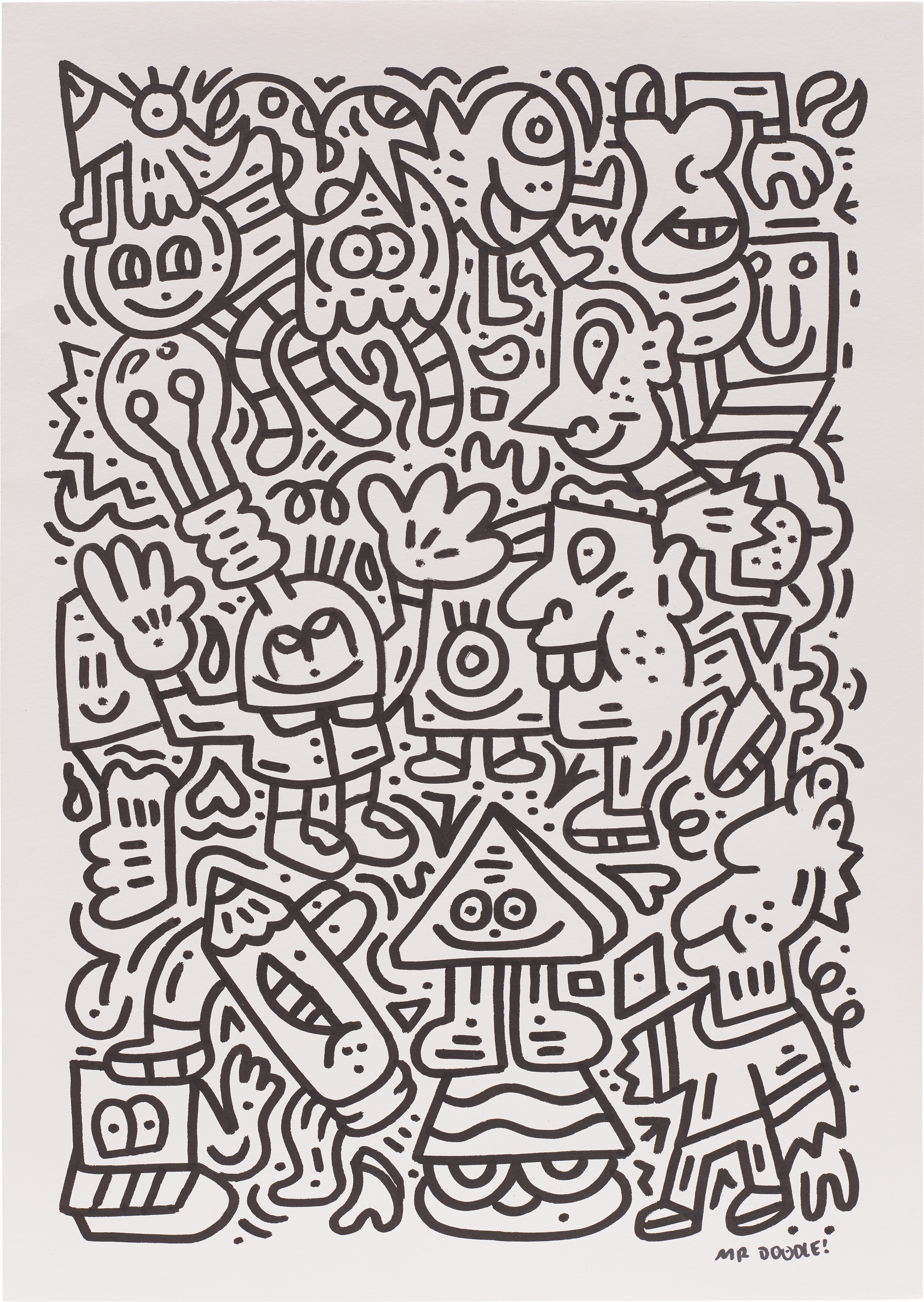 <p><strong>MR DOODLE</strong> <em>Untitled</em>, 2017</p>