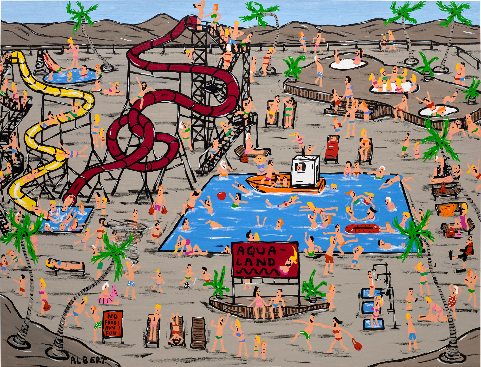 <p><strong>ALBERT WILLEM</strong> <em>To the water park,</em> 2022</p>