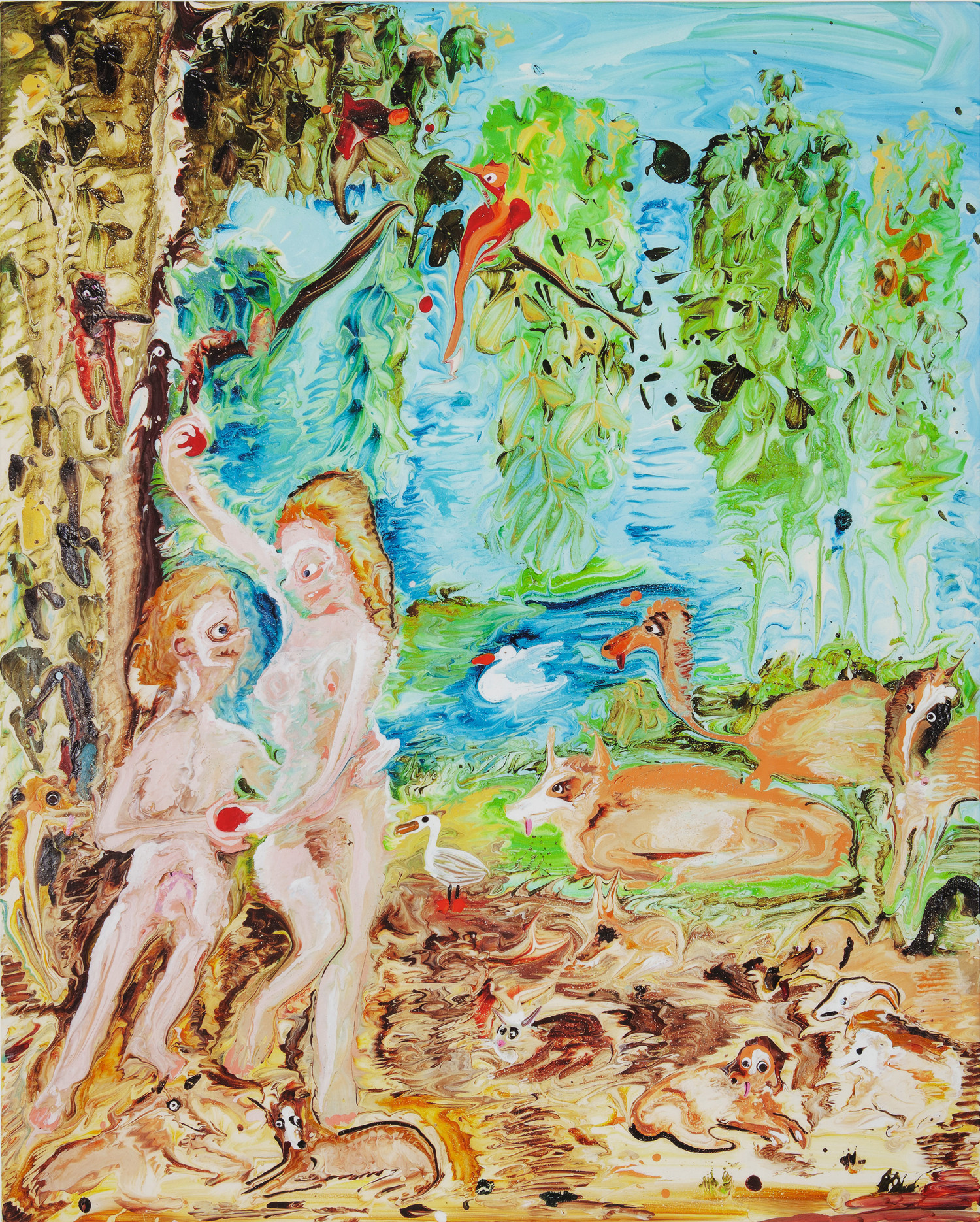 <p><strong>GENIEVE FIGGIS </strong><em>Adam & Eve</em>, 2019</p>