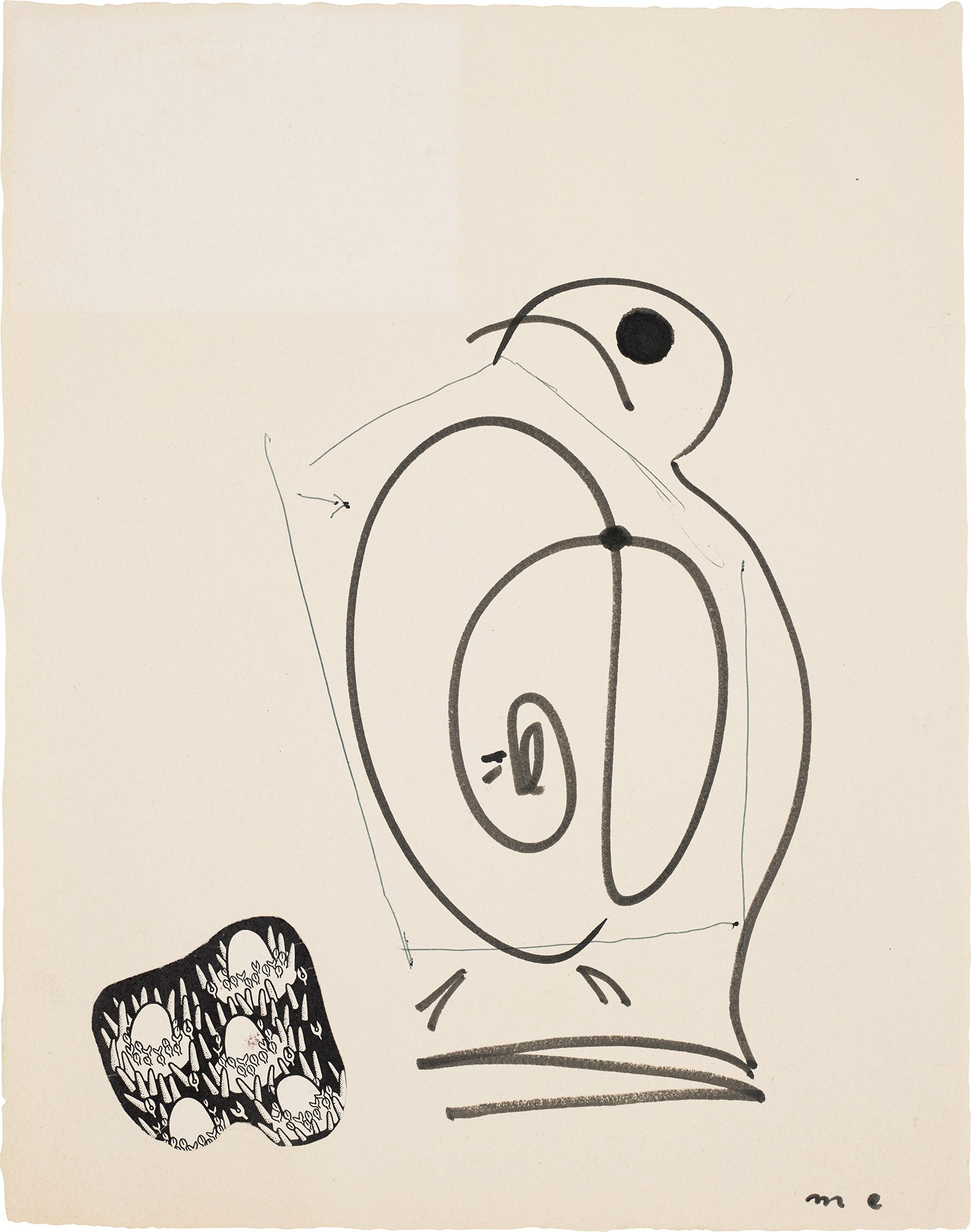 <p><strong>MAX ERNST</strong> <em>Ohne Titel</em>, 1971</p>
