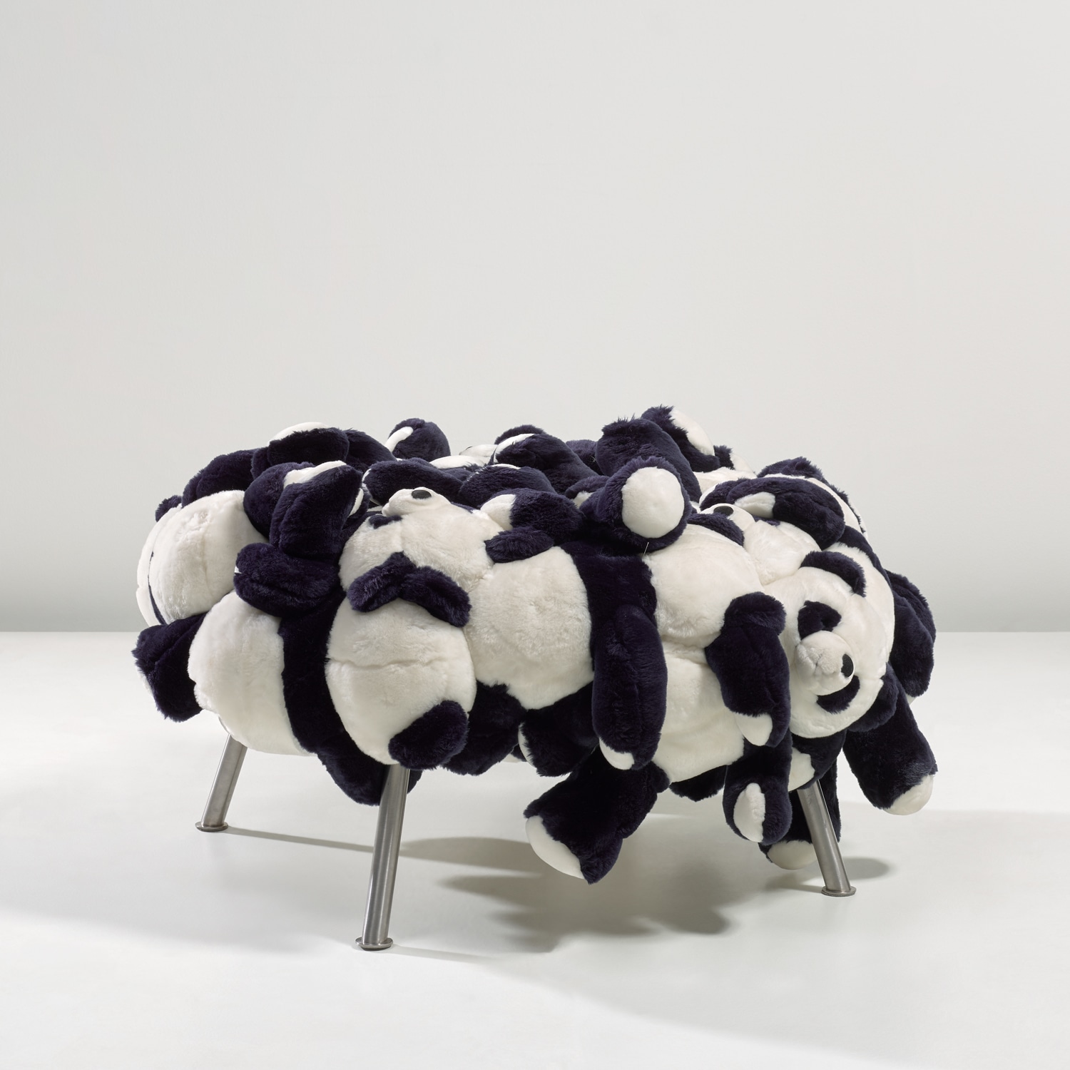 <p><strong>FERNANDO CAMPANA AND HUMBERTO CAMPANA</strong> <em>Panda Puff Stool</em>, 2010</p>