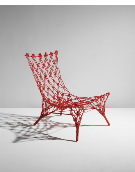 Cappellini Limited Edition Red Knotted Chair by Marcel Wanders – Modern  Resale