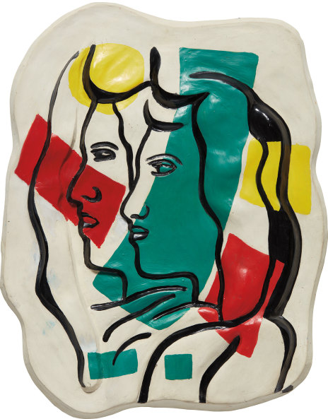 Fernand Leger、Rose et compas、希少画集画、新品高級額 Fernand