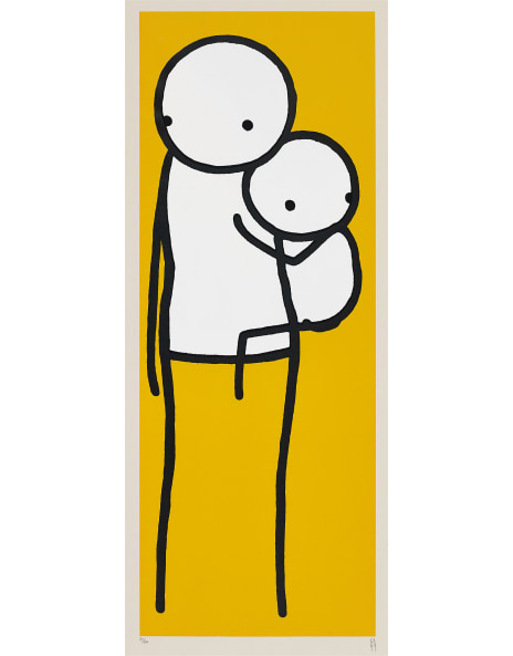 STIK『Liberty』 Stik Liberty (blue) (Signed) Screenprint 2013