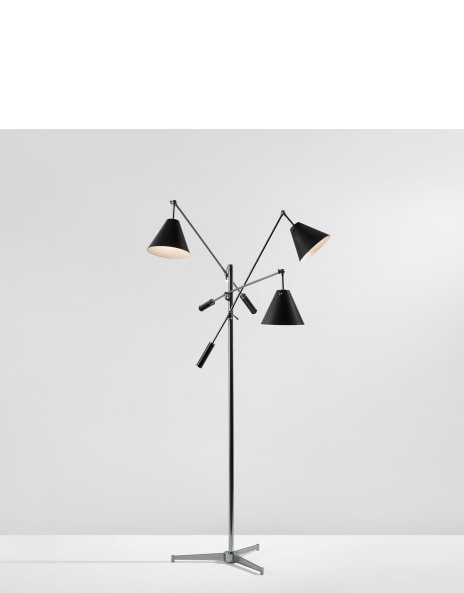 Sold at Auction: Angelo Lelli, Angelo Lelli: Triennale Floor Lamp