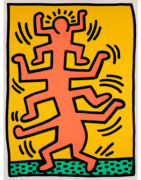 keith haring original art for sale