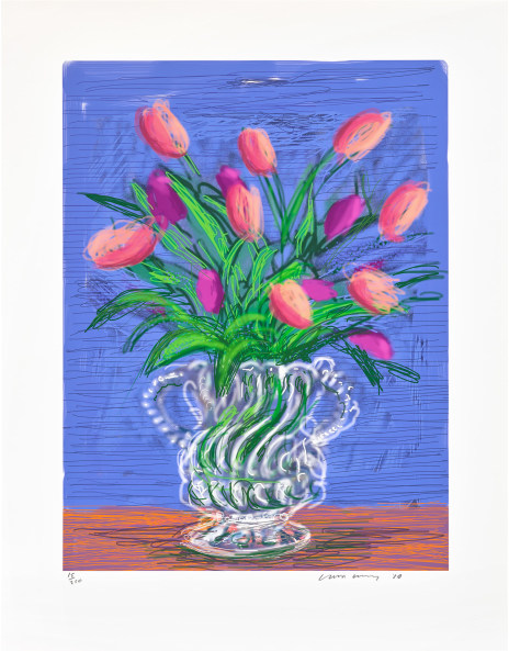 hockney original art for sale