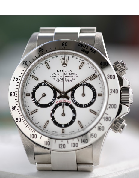 Rolex - Ref.16520 Zenith Daytona white dial, serial A596920