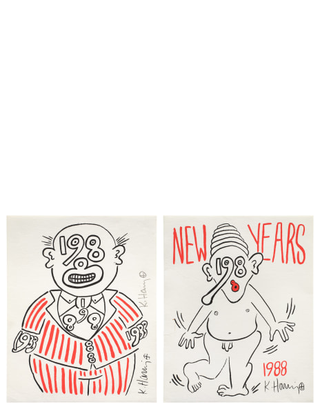 Keith Haring: 拍賣品，即將舉行的拍賣及過去拍賣成績