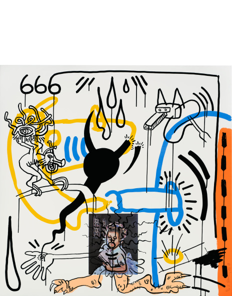Keith Haring、No.59、希少画集画、新品額装付、状態良好 8886.jpg?v=1554836501
