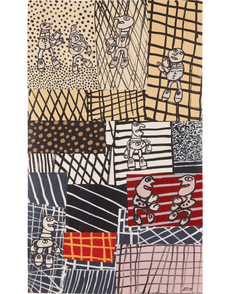 Jean Dubuffet、LE SOUPER RICHE、画集画、新品額装付 Jean Dubuffet、LE SOUPER RICHE、画集画、新品額装付 Jean