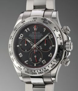 Rolex daytona white gold hotsell red dial