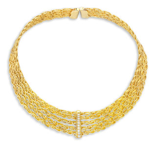 Vivienne Panda Pendant, White Gold, Yellow Gold, Onyx, Lacquer