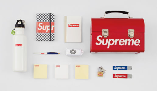 Supreme Metal Lunch Box Red