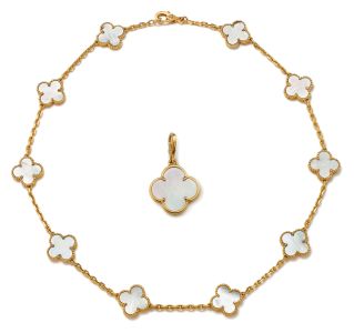 Van Cleef and Arpels Vintage Alhambra Necklace - Luxe Du Jour