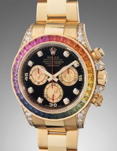 colorful diamond rolex