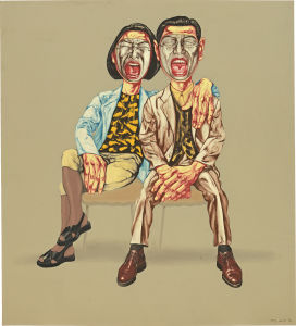 Zeng Fanzhi Mask Series No 1 1996 20th Century Contemporary Art Evening Sale Hong Kong Saturday November 23 2019 Lot 6 Phillips