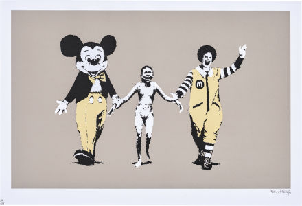 Banksy Laugh Now 03 富藝斯與保利拍賣聯合呈獻二十世紀及當代藝術和設計日間拍賣hong Kong 年12月3日 拍品1 Phillips