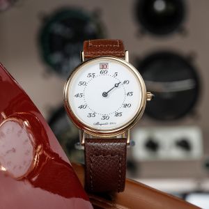 ZEGG & CERLATI  Purchase Tank Louis Cartier watch Large model, hand-wound  mechanical movement, yellow gold, leather