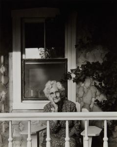 Dorothea Lange - Mrs. Neagle on Porch, Toquerville, Utah, from Three Mormon Towns