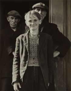 Dorothea Lange - Boy and Two Men, Ireland