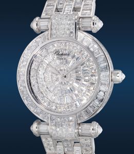 Chopard watch with diamonds hot sale