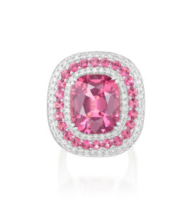 Pink spinel hot sale ring tiffany