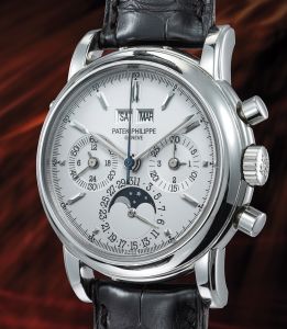 Patek 5004 discount white gold baton