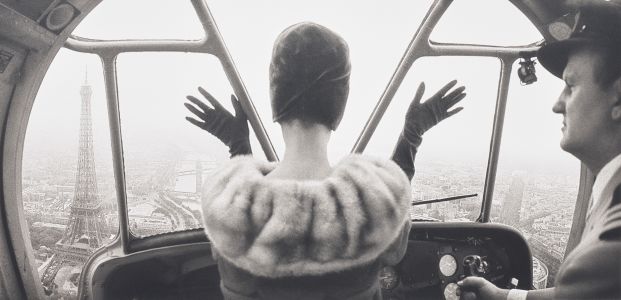 Norman Parkinson - Cardin Hat Over Paris