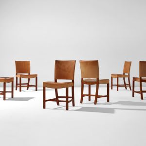 Kaare Klint - Eight “Red” side chairs, model nos. 3949 and 4751