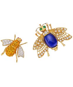 NoArtist - Lot of Diamond and Gem-set Brooches