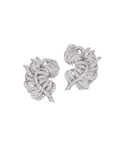 NoArtist - Pair of Diamond Earclips