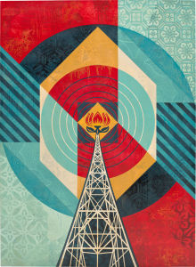 Shepard Fairey - Radio Tower