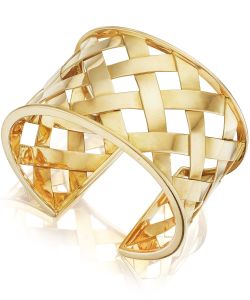 NoArtist - Gold Cuff Bracelet
