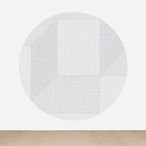 Sol LeWitt - Wall Drawing #1148 D, Isometric form within a circle