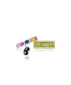 NoArtist - Lot of Gem-set and Diamond Rings