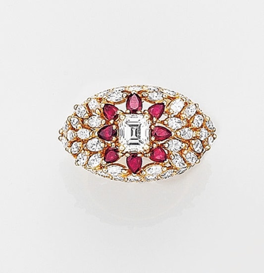 A Diamond and Ruby Ring | Phillips