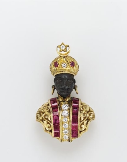 Nardi hot sale blackamoor brooch