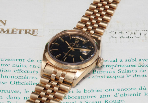 Rolex - Glamorous Day-Date Geneva Lot 7 May 2015 | Phillips