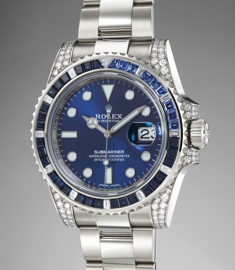 Rolex 116659SABR Submariner Date Blue Sapphire and Diamond Bezel Blue Dial  Watch - Luxury Watches USA