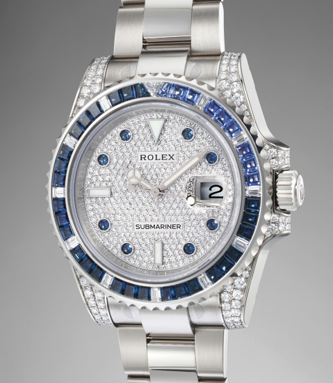 Rolex 116659SABR Submariner Date Blue Sapphire and Diamond Bezel Blue Dial  Watch - Luxury Watches USA