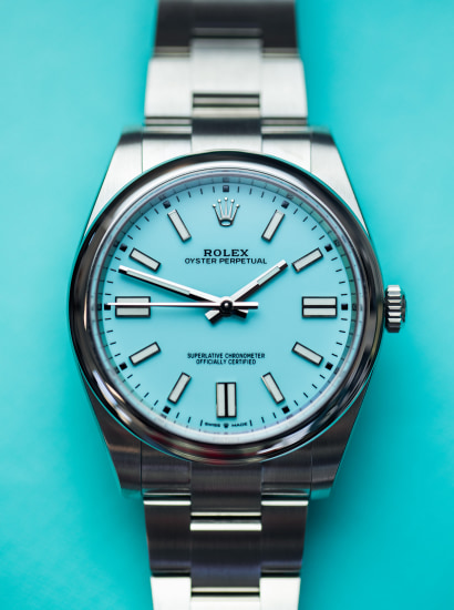 rolex tiffany blue 41mm