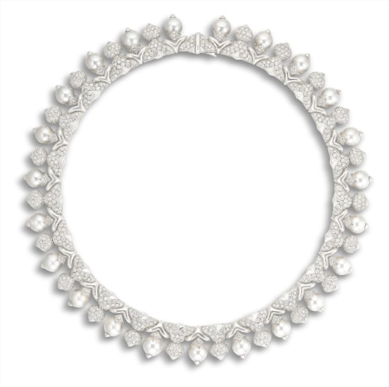 bulgari pearl diamond necklace