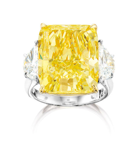 Graff yellow store diamond ring