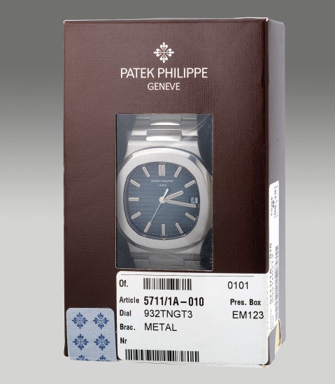 Patek Philippe 5711/1A-010 Blue Tiffany & Co. Nautilus for $225,000 for sale  from a Seller on Chrono24